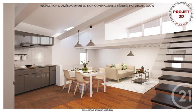 Appartement Triplex à vendre - 3 pièces - 67.59 m2 - DRAGUIGNAN - 83 - PROVENCE-ALPES-COTE-D-AZUR - Century 21 Haussmann Immobilier